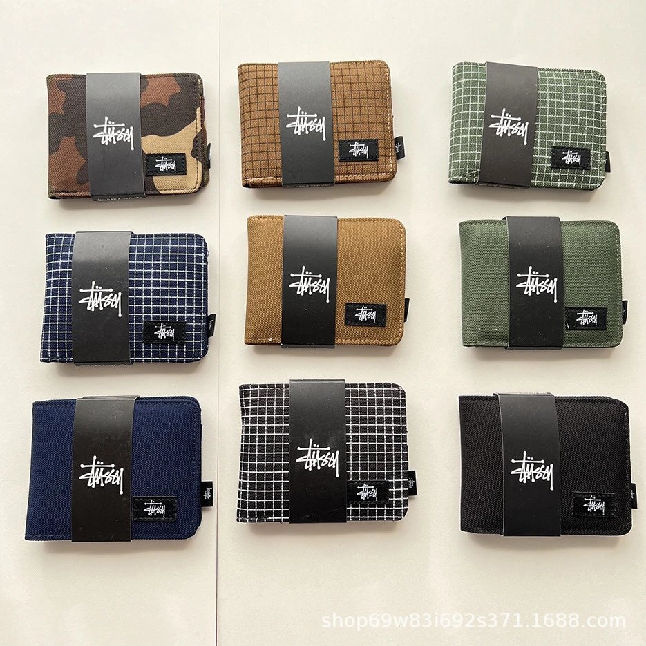 Stüssy Grid Camo Bifold Wallet [18 styles]