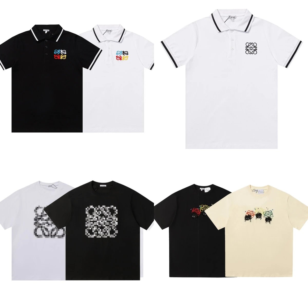 Loewe Anagram Polo and T-Shirt Collection [7 styles]