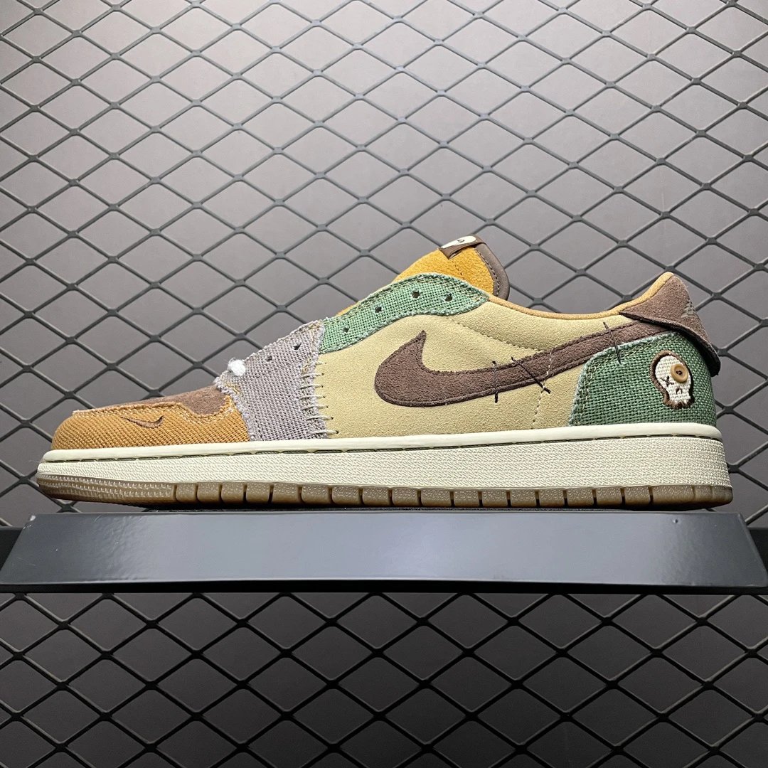 Nike Air Jordan 1 Low Fragment Design x Travis Scott 'Cactus Jack' Patchwork Sneakers [23 styles]