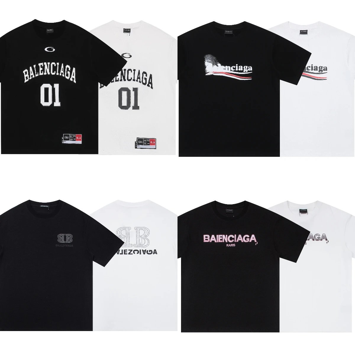 Balenciaga Logo Graphic T-Shirt [14 styles]