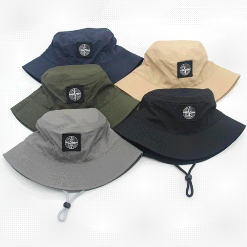 Stone Island Compass Patch Bucket Hat [5 styles]
