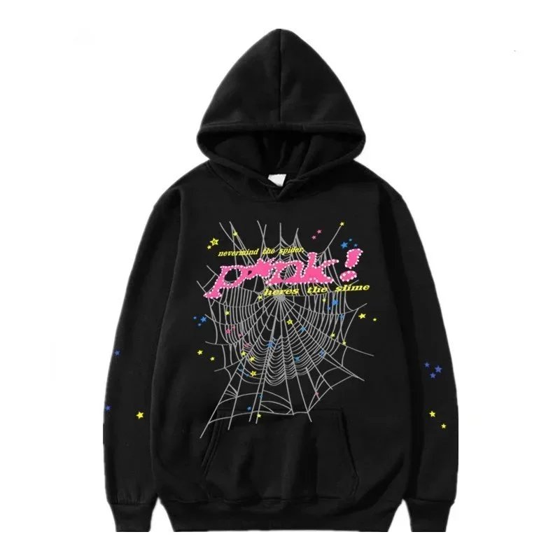 P*ok! Spider Web Graphic Hoodie [40 styles]