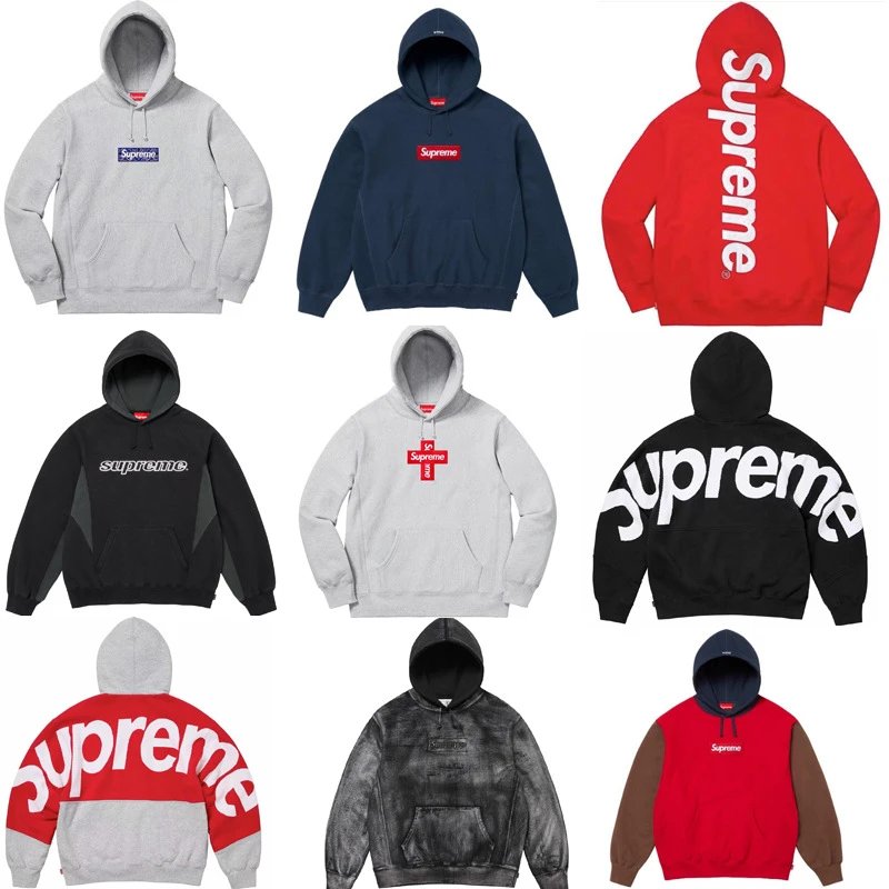 Supreme Box Logo Hooded Sweatshirt [37 styles]