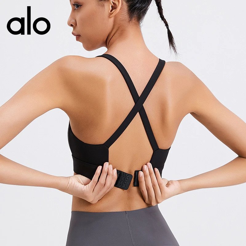 Alo Yoga Cross-Back Sports Bra